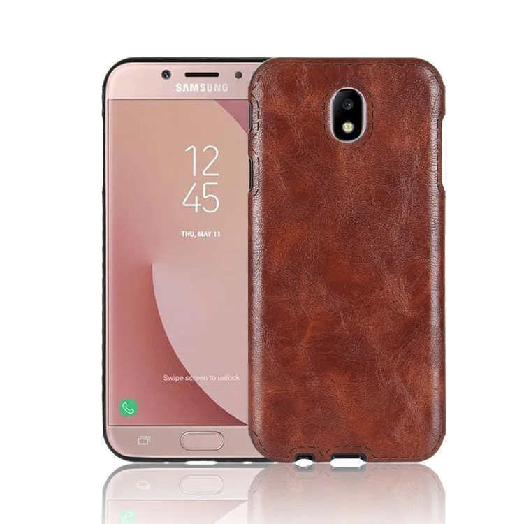 Для samsung Galaxy J7 J7 Pro дикая лошадь кожи Анти-Царапины износостойкая Гибкая накладка из ТПУ на заднюю панель Тонкий чехол для samsung Galaxy J7 J7 Pro