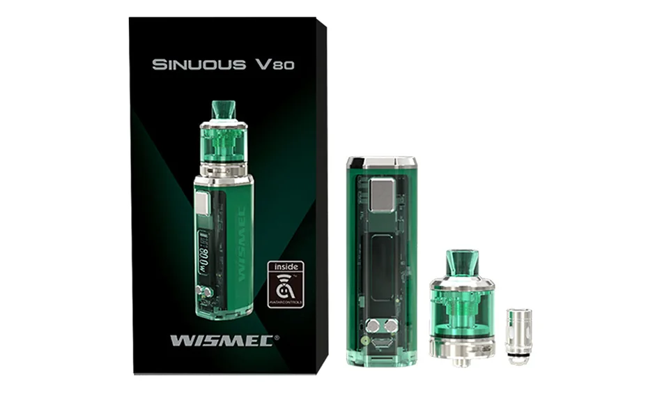 WISMEC SINUOUS V80 80W TC Kit with Amor NSE