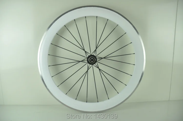 white bike rims