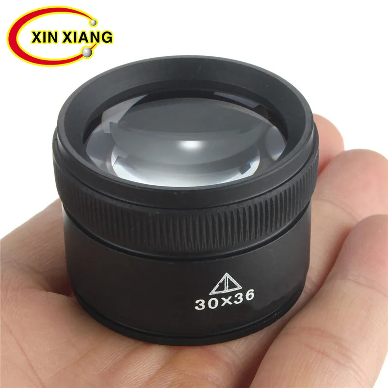 Handheld 30x36mm Magnifier Optics Loupe Magnifier Glass Magnifying Glasses Lens Microscope For Coins Stamps Lupa Free Shipping