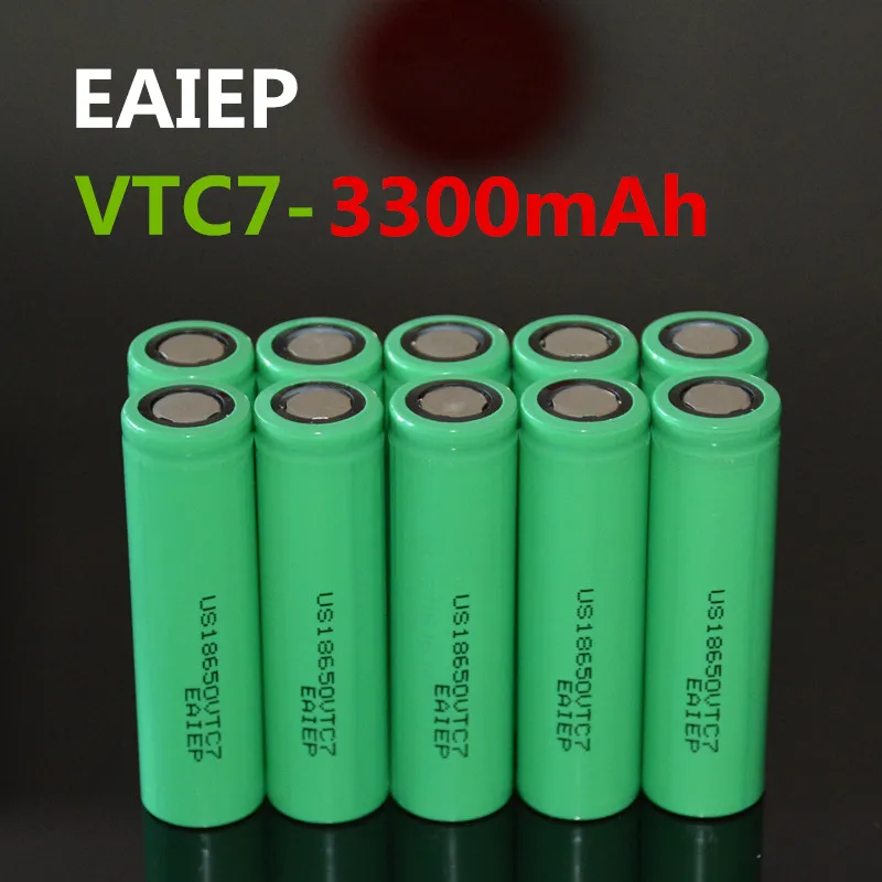 10 шт. EAIEP US18650VTC7 18650 3300 мАч электронные продукты перезаряжаемые батареи высокой