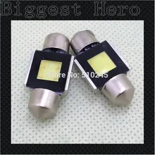 100x автомобиля светодиодная гирлянда 31 мм свет C5W 2 Вт удара 4 фишки CANBUS ОВС ошибок+ не полярность светодиодные лампы