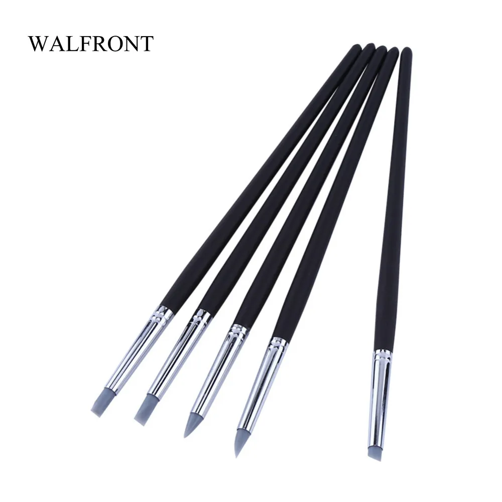 5Pcs Polymer Clay Tools Carving Craft Brush Pottery Tools Clay Sculpture Nail