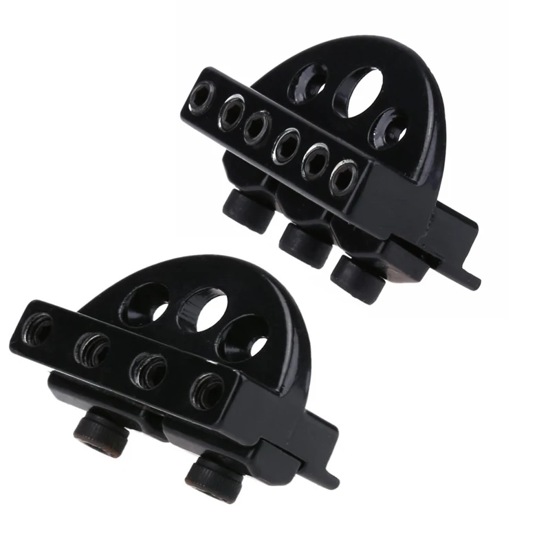 Zinc Alloy Black Nut String Lock For No Head Electric Bass Guitar Parts