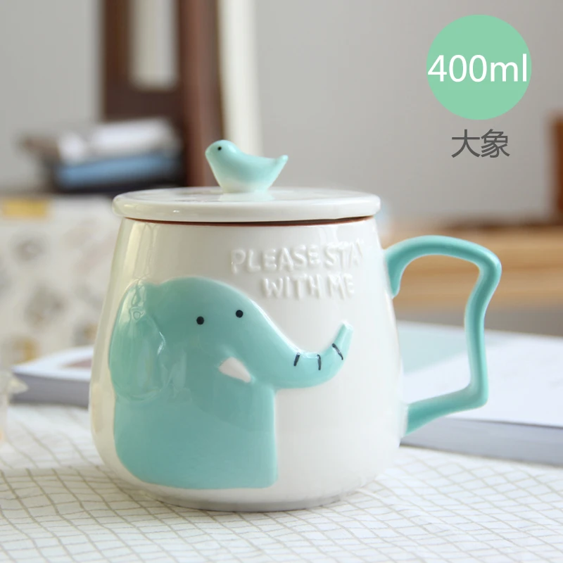 Креативные стильная футболка с изображением персонажей видеоигр Керамика чашки Личность пара Питьевая чашка молочный завтрак Кофе кружки Посуда для напитков - Цвет: B