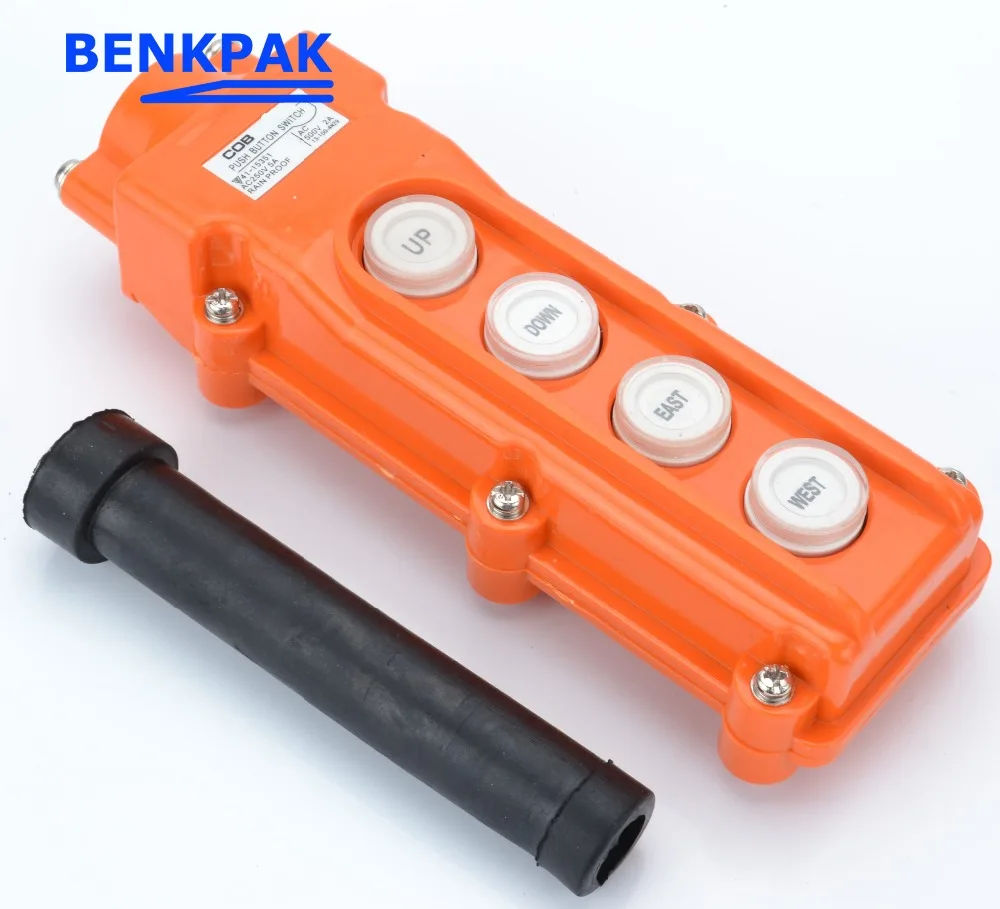 BENKPAK COB62 4 buttons hoist switch COB 62 crane switch,lift switchin