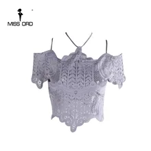 Missord сексуальные кружевные топы FT4099