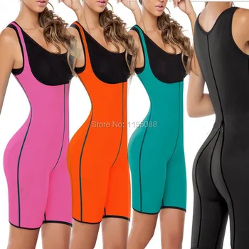 

2019 Both Sides One Piece Body Shaper Body Suit Butt Lifter Fitness Slimming Fitness Sweat Corset