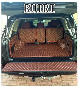 

Best quality! Full set trunk mats for Toyota Land Cruiser 200 2017-2010 5seats durable boot carpets cargo liner,Free shipping