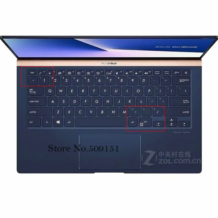 14 дюймов пылезащищенные Силиконовые чехол для клавиатуры ноутбука для Asus ZenBook 14 UX433 UX433FN UX433FA8265 UX433FA U4300
