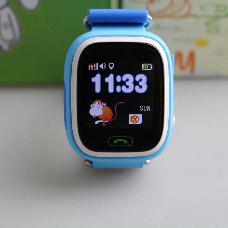 q90 gps kid smart watch