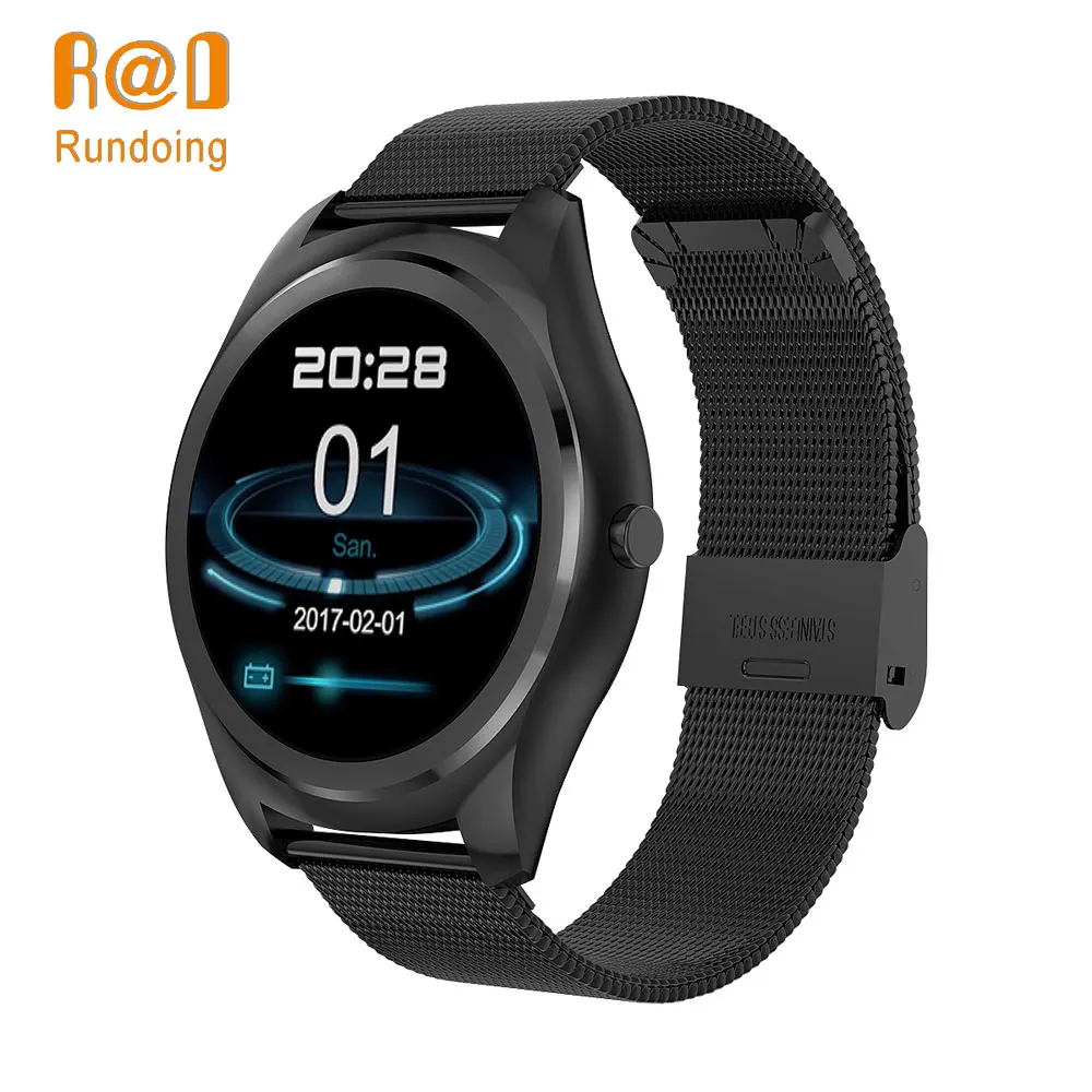 

Rundoing N3 Pro MTK2502 Bluetooth Smartwatch Waterproof Call Reminder Heart Rate Pedometer Music Player Smart Watch Men VS DI03