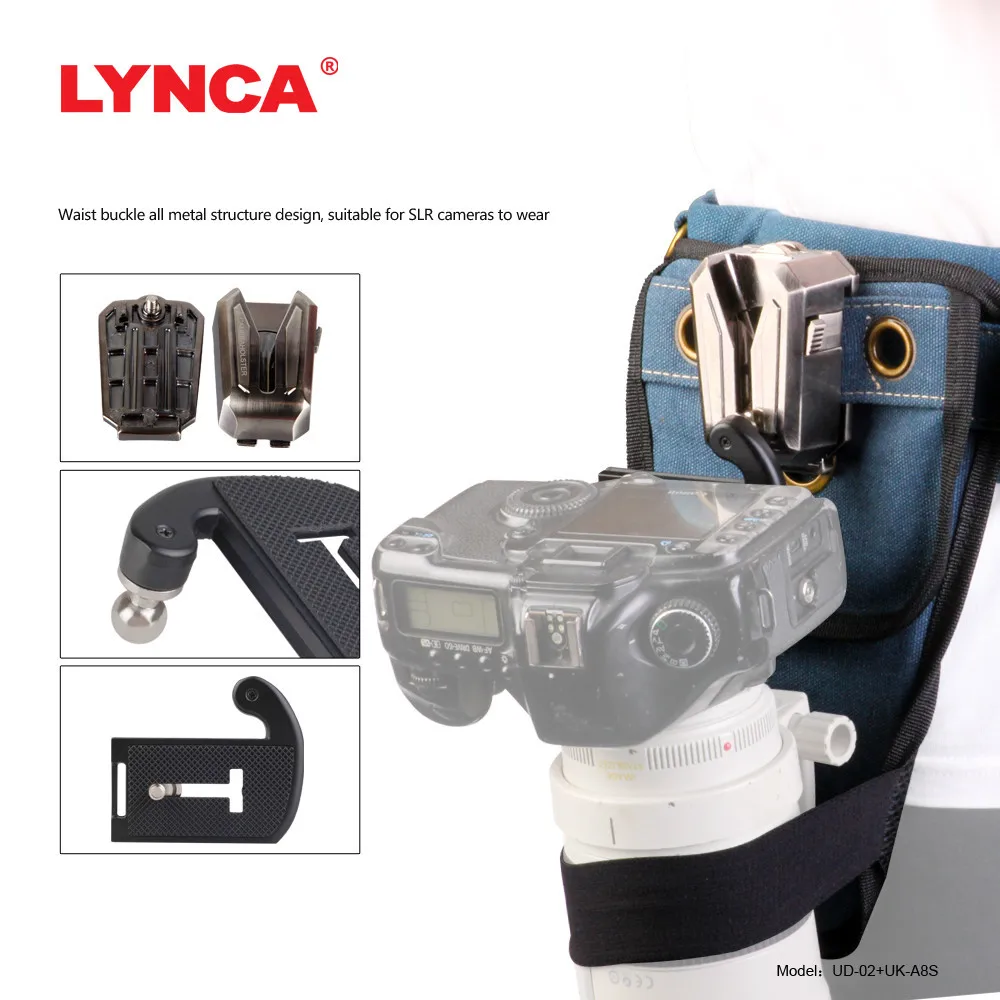 LYNCA ремень для камеры многофункциональный ремень для фотосъемки рюкзак пояс для скалолазания езда дорожная сумка для объектива Пряжка для SLR камеры s