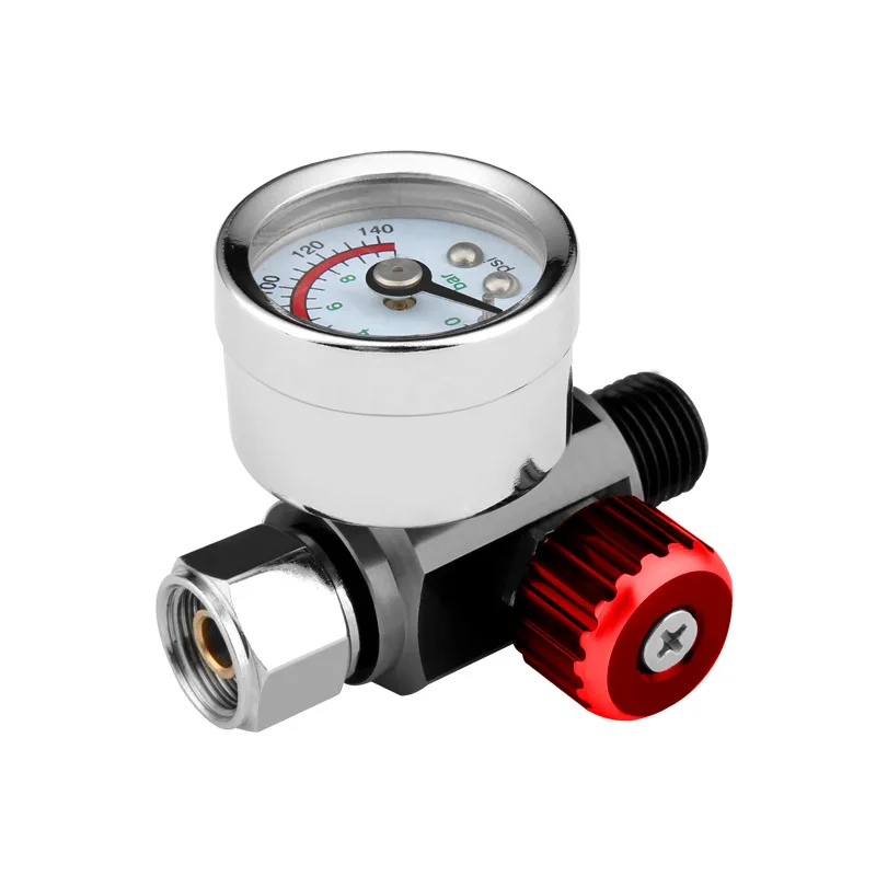 

Spray Gun Air Regulator 1/4" BSP Thread Mini Tail Pressure Gauge Air Filter Regulator Pneumatic Control Airbrush Tools