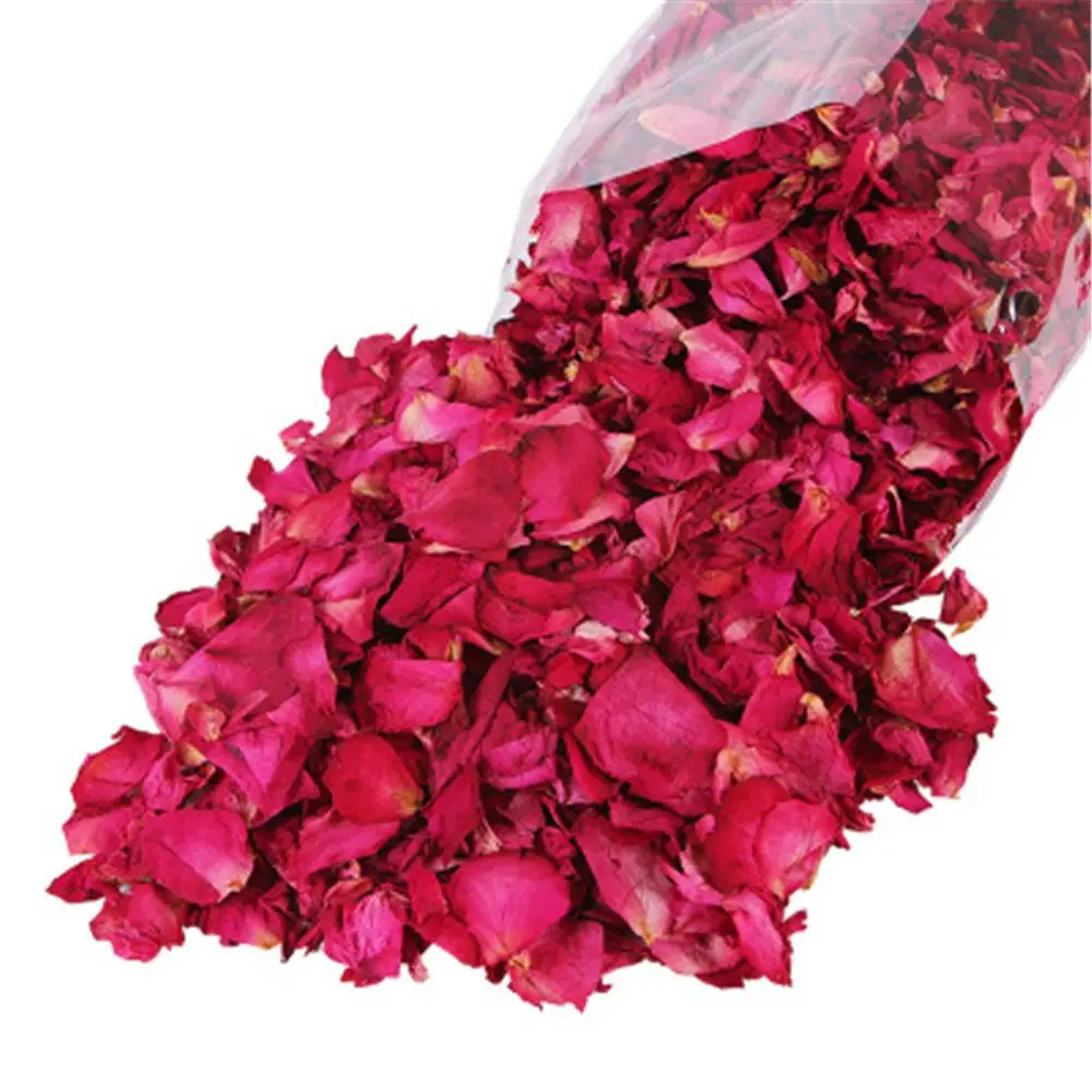 1 мешок 50 г засушенный натуральный лепестки роз гербарий Лепесток для женщин принадлежности для ванной отбеливающий душ инструмент для