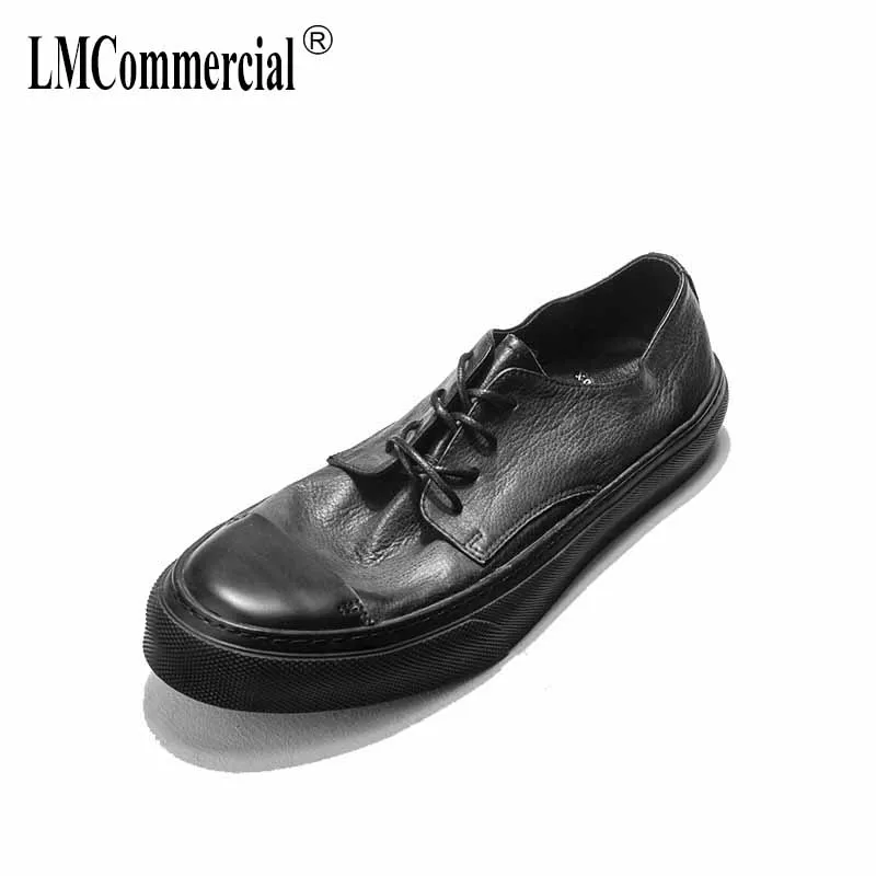

Genuine Leather men's leisure shoes spring autumn summer all-match cowhide breathable sneaker fashion boots men casual shoes
