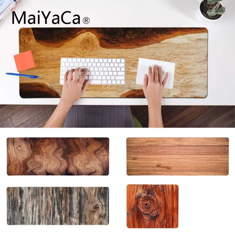 Большой коврик для мыши MaiYaCa из кожи под заказ компьютерный прочный резиновый