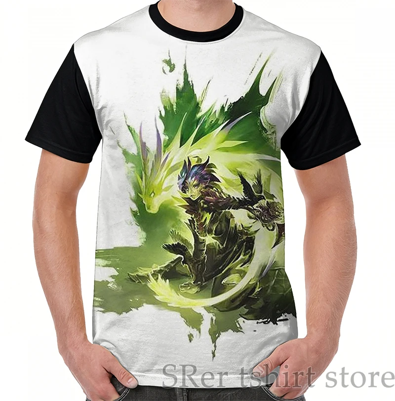 

Funny print men t shirt women Tops tee Guild Wars 2 - Soulbeast Graphic T-Shirt men O-neck Short Sleeve Casual tshirts