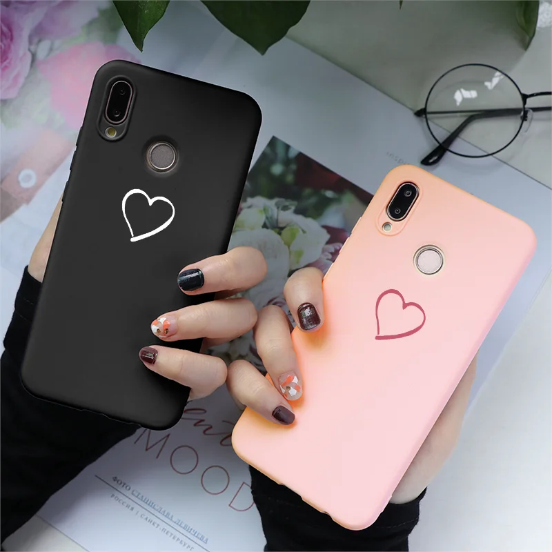 Силиконовый чехол с сердечками для Huawei Y6 Y7 Pro 2019 Mate 10 Lite P8 P9 P10 P20 P30 Honor Play 7A 8X 9 TPU