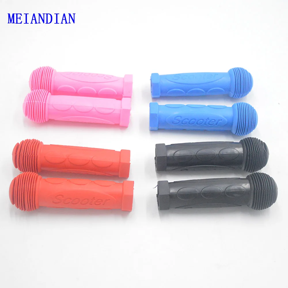 Tricycle Scooter Handlebar Rubber Grips Cover 2 PCS Plastic Anti Slip Children Bike Handle
