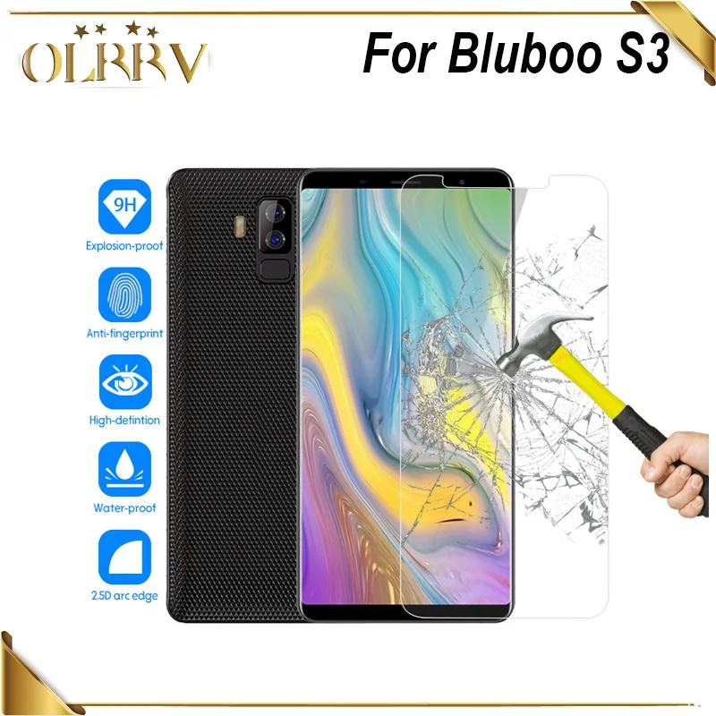 OLRRV для Bluboo S3 закаленное Стекло 6 0 дюймовые передние Экран Защитная пленка