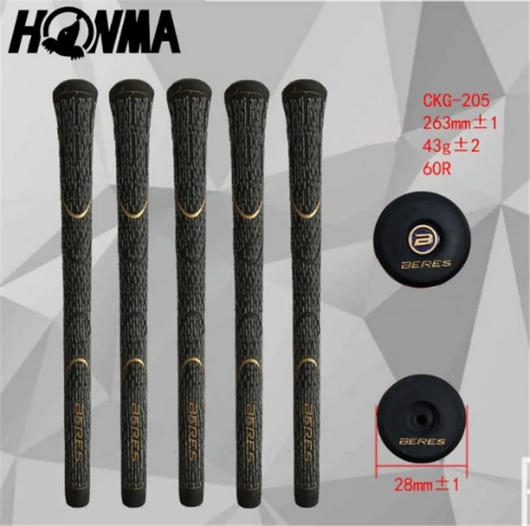 

New Honma Golf Club Grips With Beres End Carbon Yarn Golf Clubs Driver Woods Irons Grips Standard Size For Man