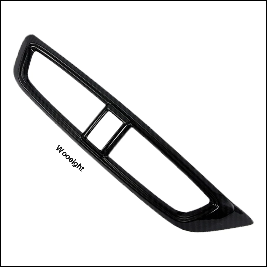 New ABS plastic Car-styling Carbon Fiber Car Interior Middle Air Vent Outlet Panel Cover Trim Frame For Honda CRV CR-V 2017 2018 (2)