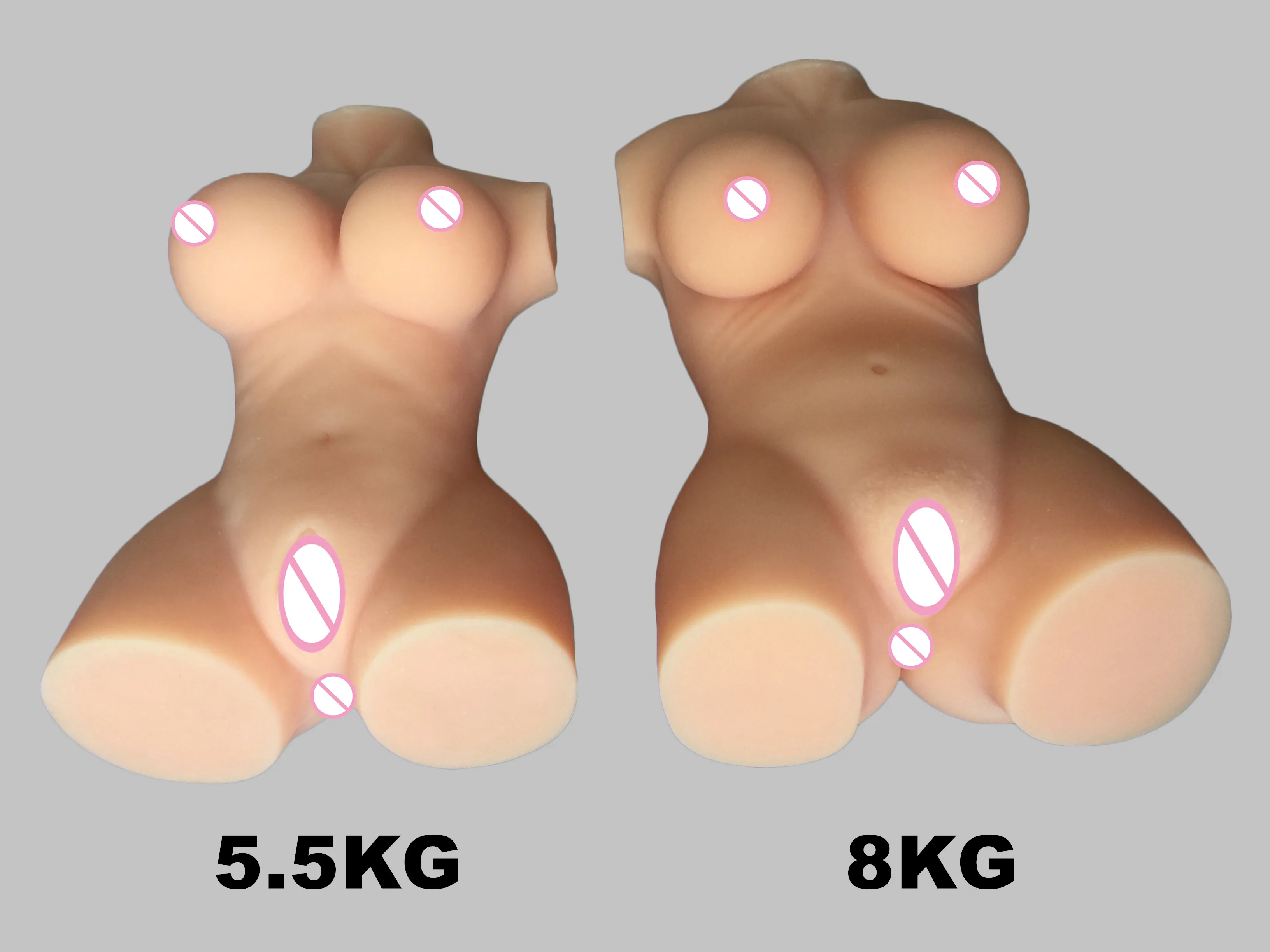 5 кг/8 кг 3D реалистичный твердый большой грудь полная силиконовая искусственная