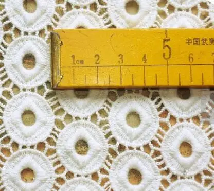 

high end cotton guipure Lace Fabric, 100% cotton crocheted lace fabric, bridal lace fabric with eyelet pattern, vintage lace