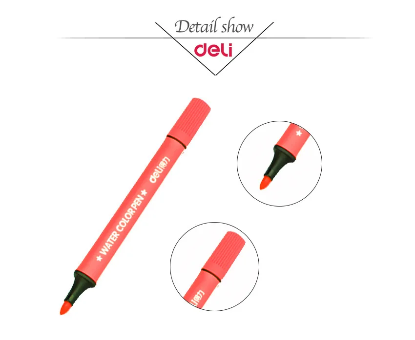 Cor da Água de Belas Deli Caneta Artes Pintura Profissional Pen Canetas Aquarela Arte Crayons Escritório Suprimentos 36 Pçs - Set 3 Marcadores da arte