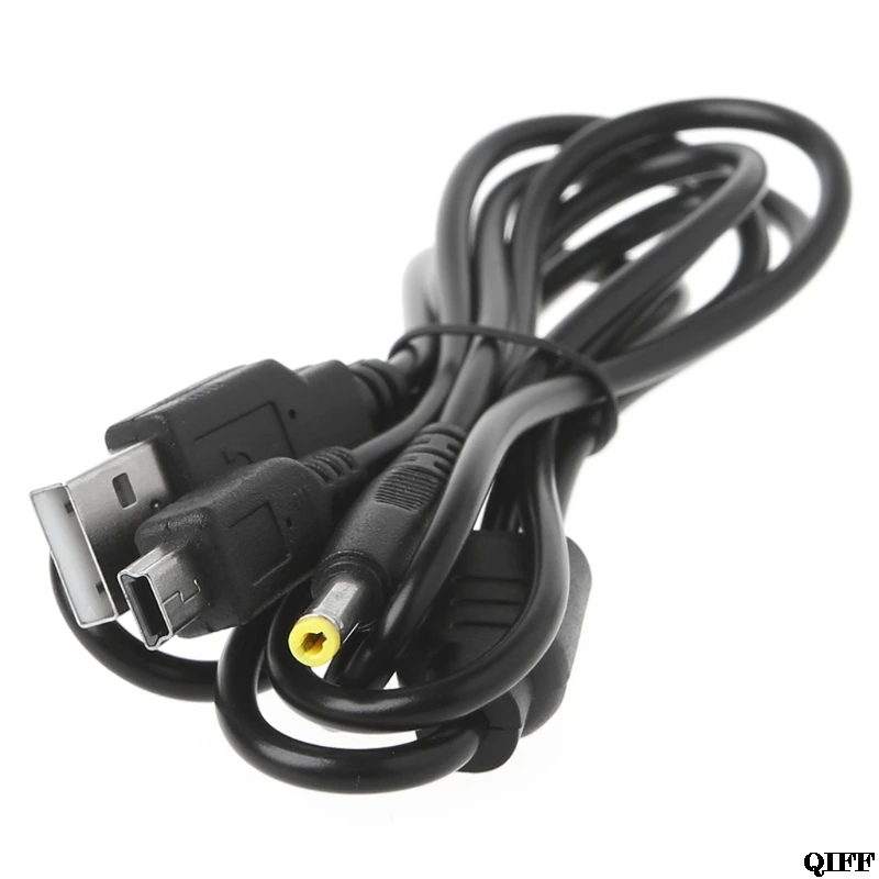 

Drop Ship&Wholesale 2-In-1 USB Data Cable Charger Charging Cord For PSP 2000 3000 Gaming Accssories APR28