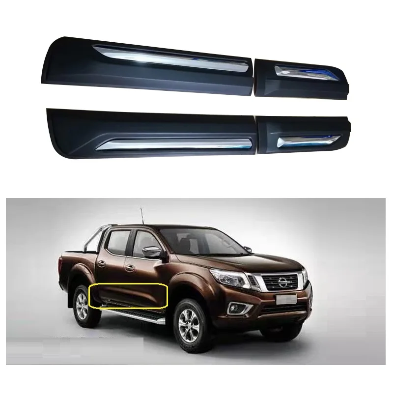 

EXTERIOR AUTO ACCESSORIES BODY KITS DOOR PLATE COVER CAR STYLING TRIMS PLATE FIT FOR NISSAN NAVARA NP300 2015-2018 CAR 4DOOR