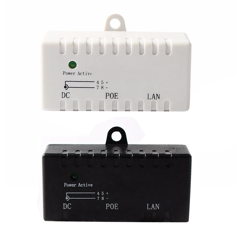 Poe сплиттер Poe инжектор Rj45 Dc 5,5 мм x 2,1 мм вход Пассивный Poe, сплиттер, инжектор разъем адаптера для Ip сетевой камеры