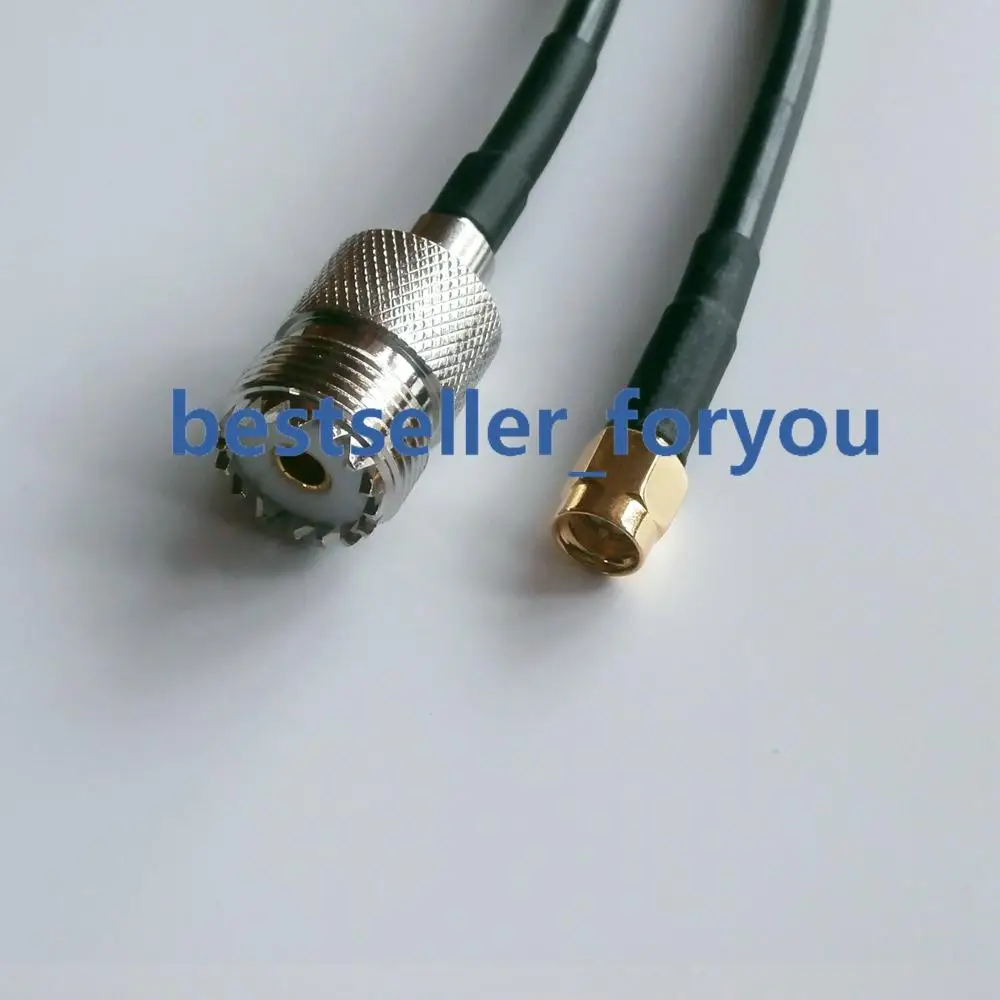 Кабель с разъемом SMA типа штекер УВЧ SL16 разъем SO239 SO 239 RF отрезок RG58 12