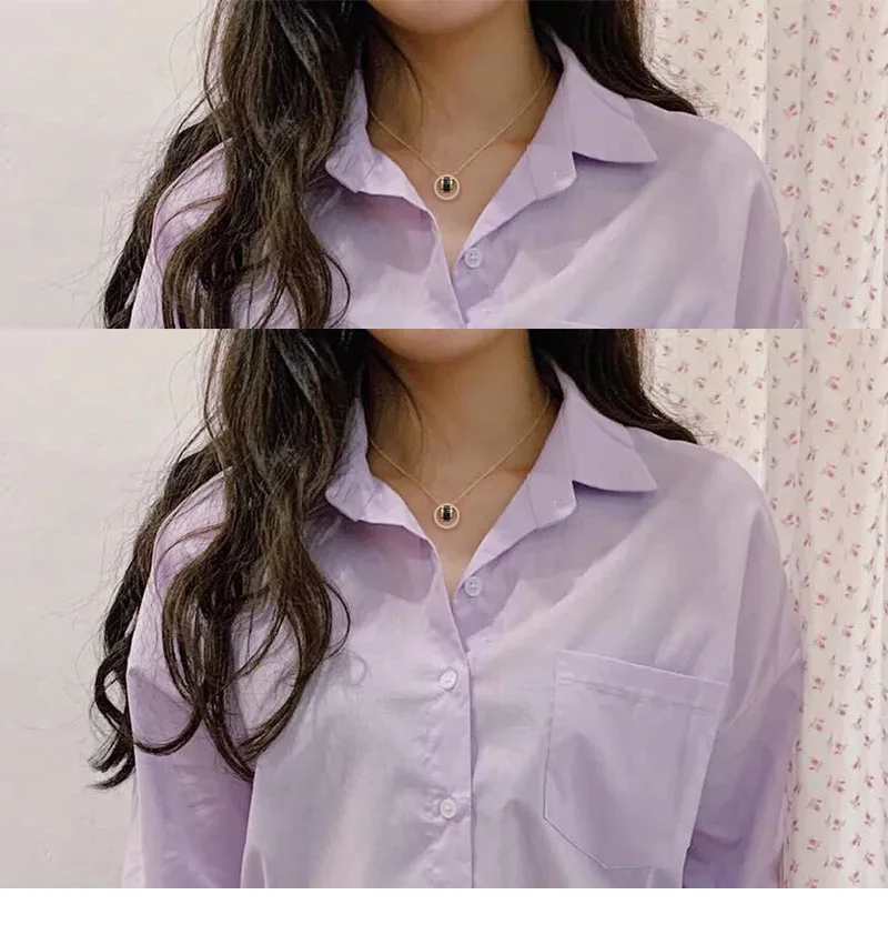 钛钢不掉色锁骨链四叶草项链女森系潮16