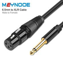 6.35/6.5 Jack to XLR Cable Microphone Speaker Sound Canon Audio Cable XLR Extension Male to Female Stereo Cord TRS for Amplifier 6.35/6.5 Jack to XLR Cable Microphone Speaker Sound Canon Audio Cable XLR Extension Male to Female Stereo Cord TRS for Amplifier