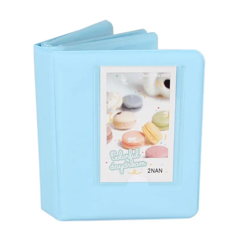 

64 Pockets Interleaf Photo Album Mini Film Instax Polaroid Storage Case Home Family Friends Saving Memory Souvenir