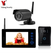 Yobangsecurity 2.4 г " TFT ЖК-дисплей Беспроводной видео-телефон двери Дверные звонки видео домофония комплект с наружной Камеры скрытого видеонаблюдения