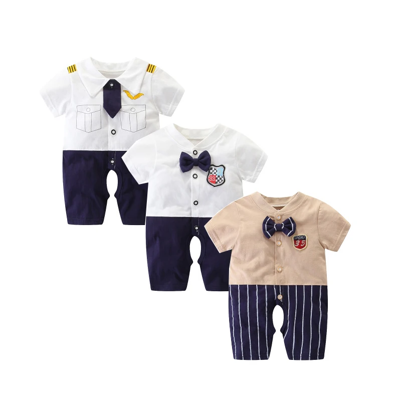 

3PCS/LOT Baby Rompers 2019 Short Sleeve 100% Cotton overalls Newborn Baby clothes Roupas de bebe boys girls jumpsuit&clothing