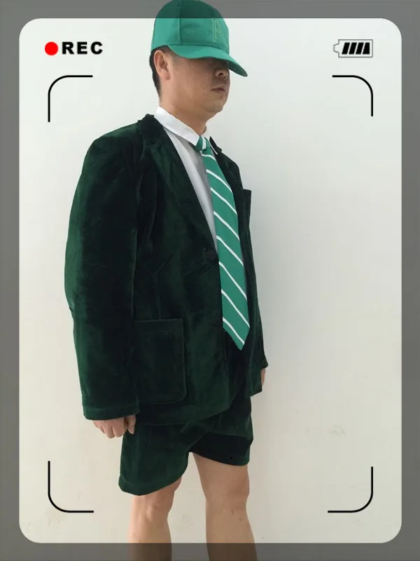 Band Ac Dc Angus Young School Boy Uniform Cosplay Costume Green Outfit Custom Made Aliexpress