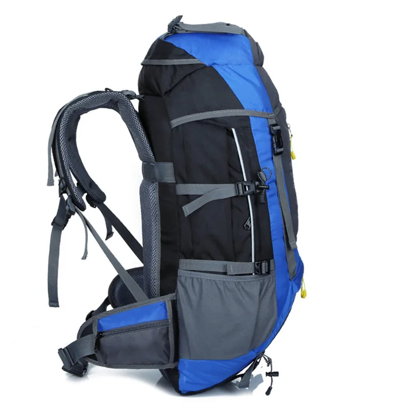 Mochila de senderismo impermeable de 70 L para senderismo, escalada, montañismo, mochila de viaje al aire libre, mochila de senderismo de 5 colores - 4