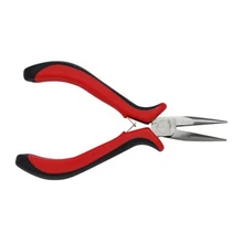 Полировочные Ювелирные плоскогубцы, мини-игольчатые круглогубцы для ювелирных изделий инструменты, красный, около 130 мм длиной