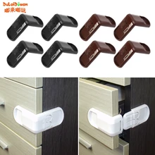 4 шт. Безопасность детей замок дверной замок ящики шкафы защита от защемления защита рук замок безопасности