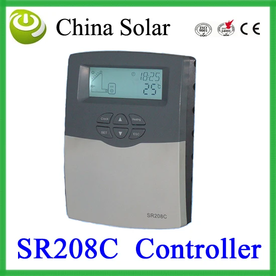 SR208C solar water heating controller Soalr temperature controller