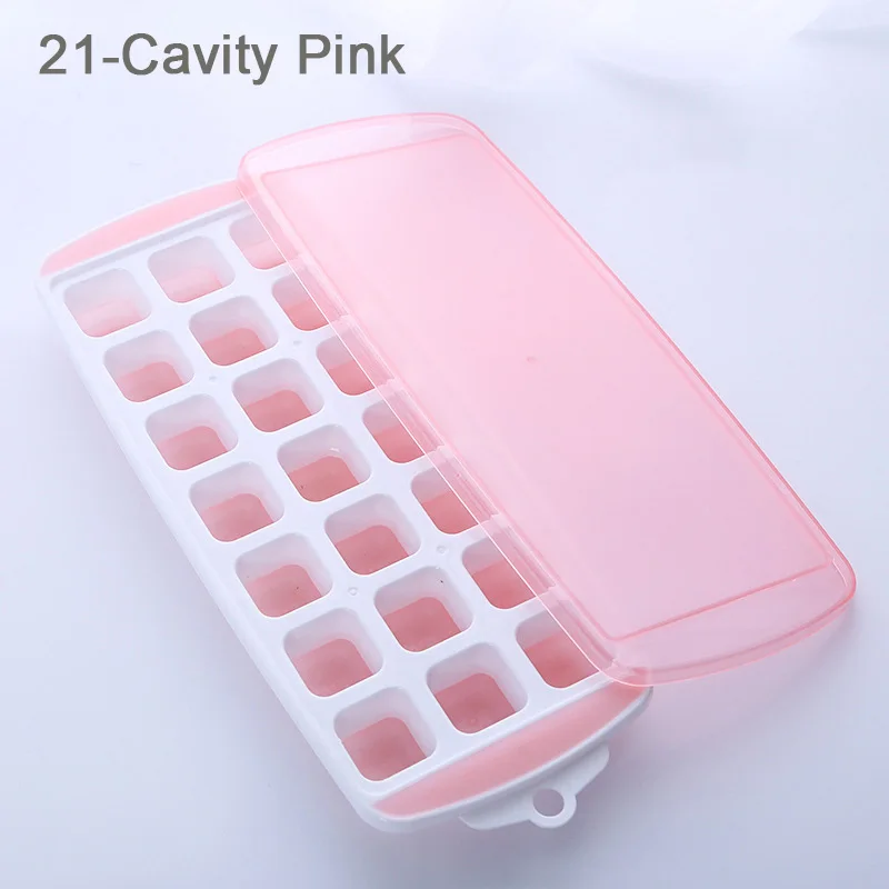 36-полости Еда grade силиконовые формы для поднос кубика льда, сделай сам, формователь кубиков льда - Цвет: 21-Cavity Pink