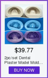 2 шт. Фиолетовый силиконовый стоматологических гипсовую модель плесень беззубой челюсти выполните полости комплект