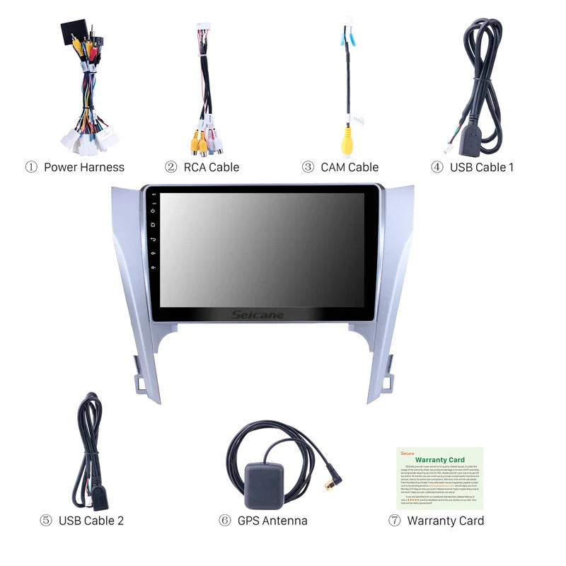 Seicane GPS reproductor Multimedia Android 81 de 101 pulgadas Radio del coche para 2015 Toyota CAMR