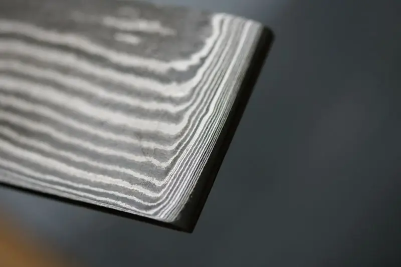 Дамасский слоистый ламинат стальной заготовки бар стальные заготовки 70 слоев HRC57 нож для изготовления заготовок