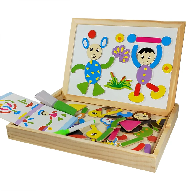 Multifunctional Educational Animal Wooden Puzzle Toys For