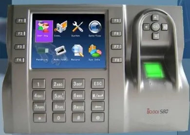 

ICLOCK580 Fingerprint time attendance ZKTECO Biometric reader time recording machine with TCP/IP software available